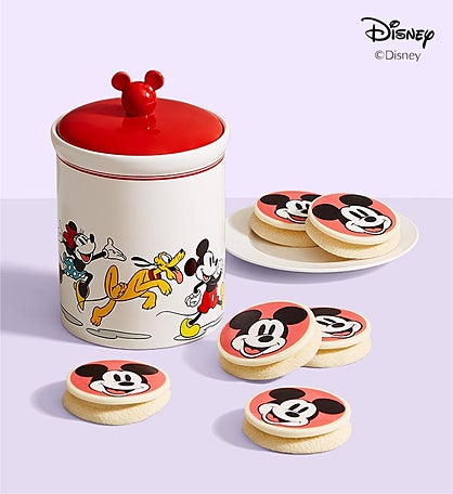 Disney’s Mickey Mouse & Friends Cookie Jar with Cookies