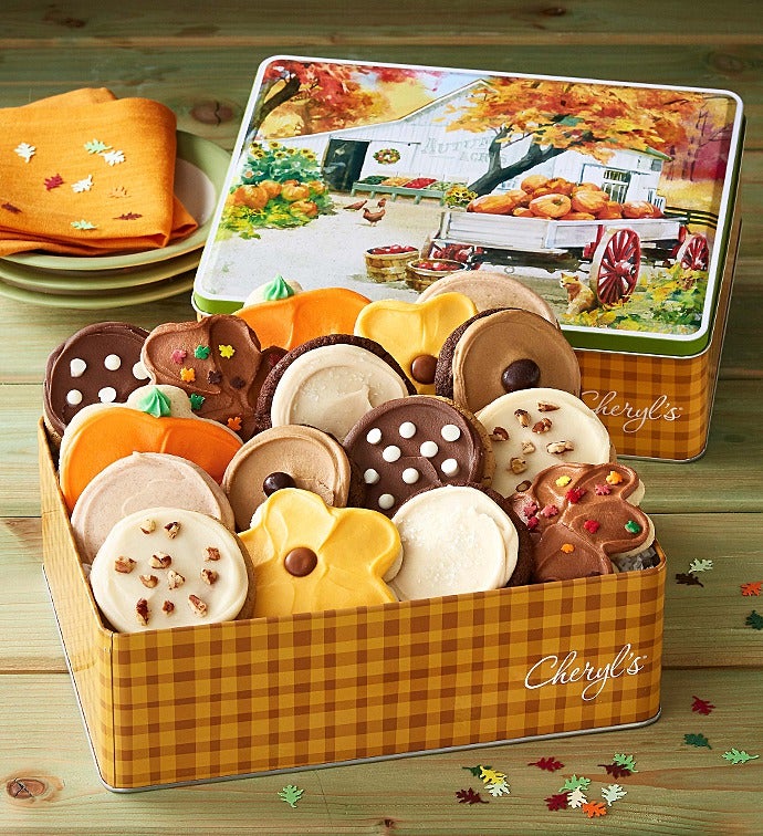 Autumn Gift Tin Frosted Assortment