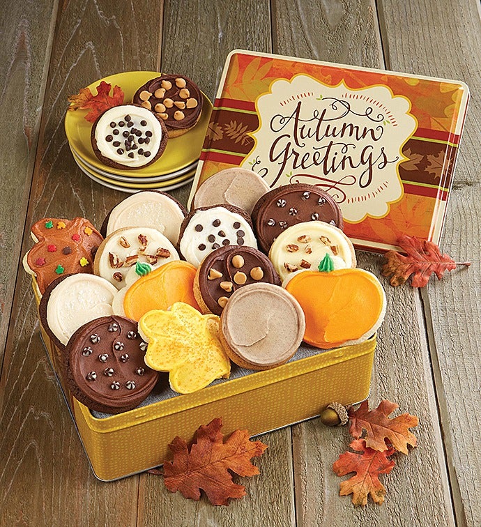 Autumn Gift Tin Fall Frosted Assortment
