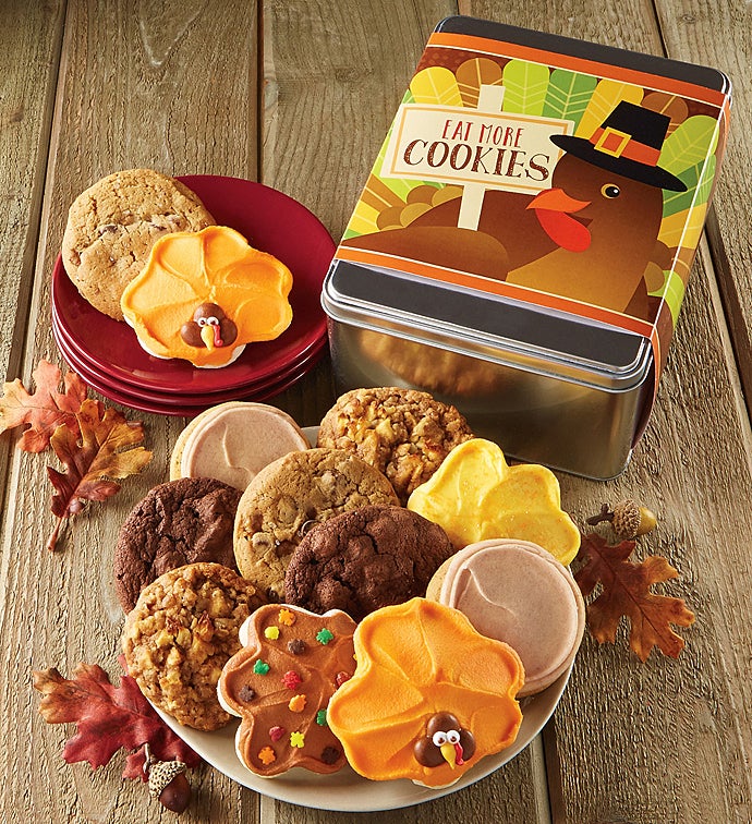 Eat More Cookies Gift Tin