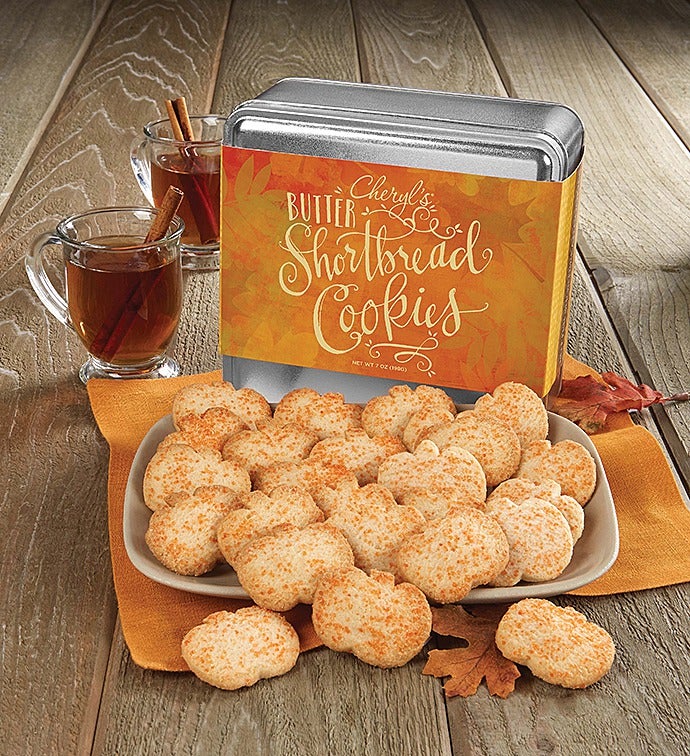 Pumpkin Shortbread Gift Tin