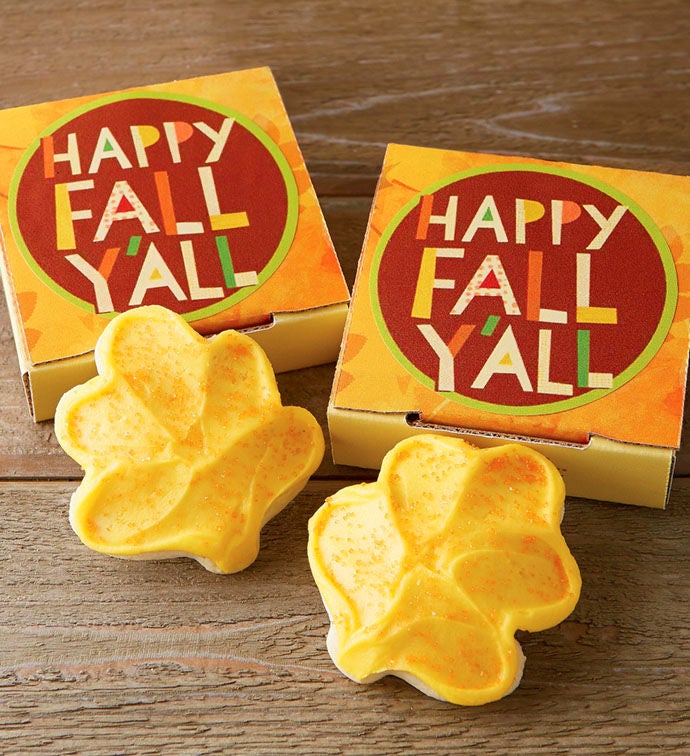 Happy Fall Y'all Cookie Card