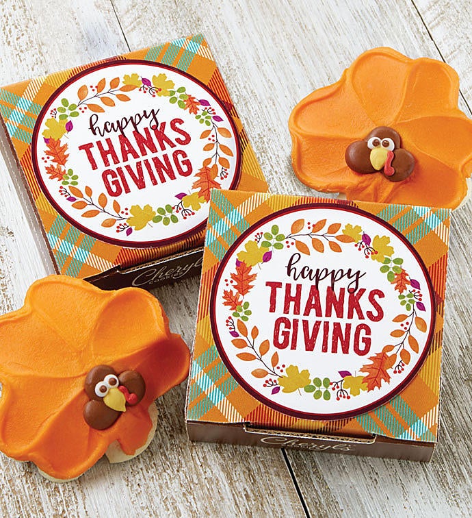 Happy Thanksgiving Cookie Card