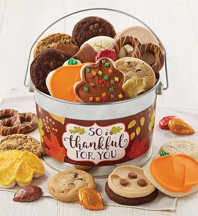 So Thankful For You Treats Pail