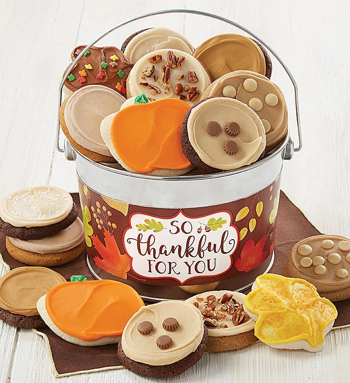 So Thankful for You Cookie Pail