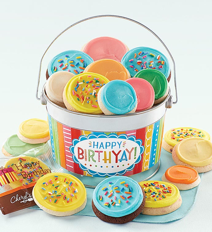 Happy Birthday Cookie Pail
