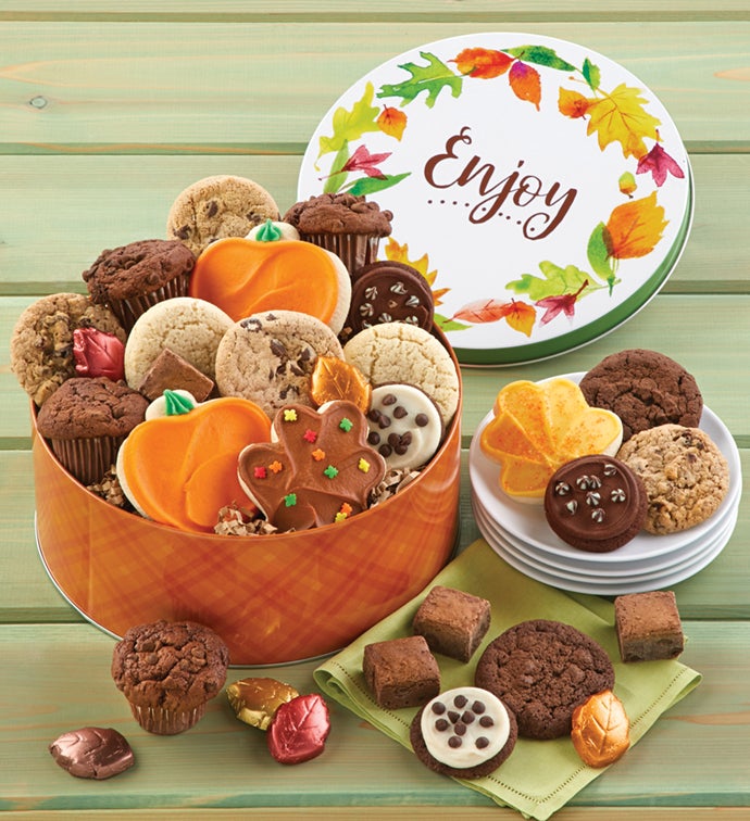 Fall Gift Tin Treats Assortment