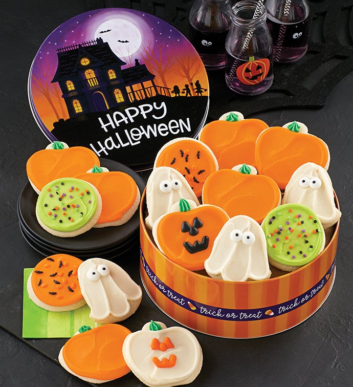 Happy Halloween Gift Tin Cut outs