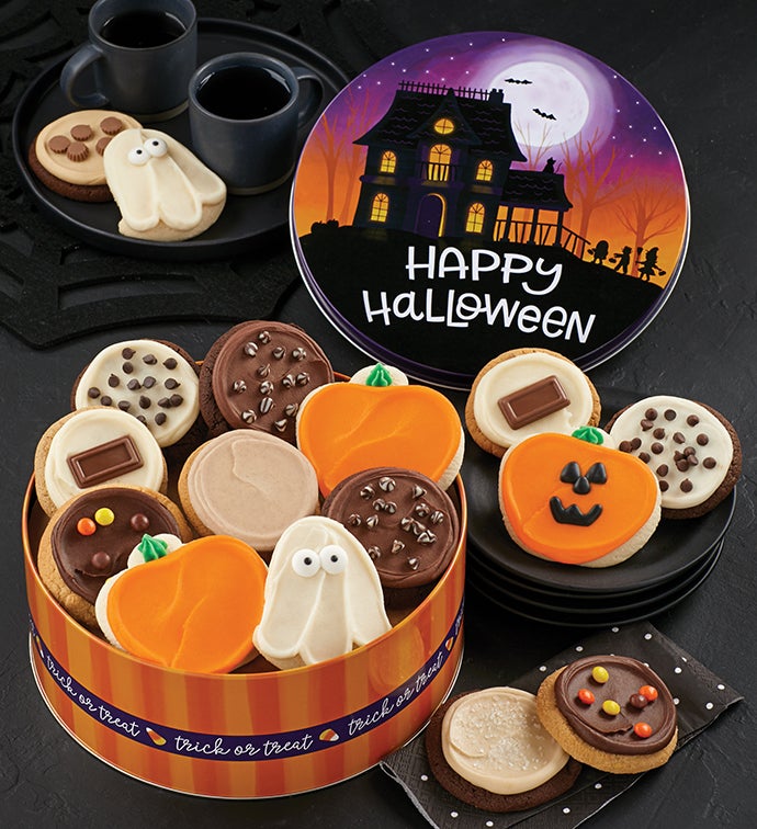 Happy Halloween Gift Tin Frosted Assortment
