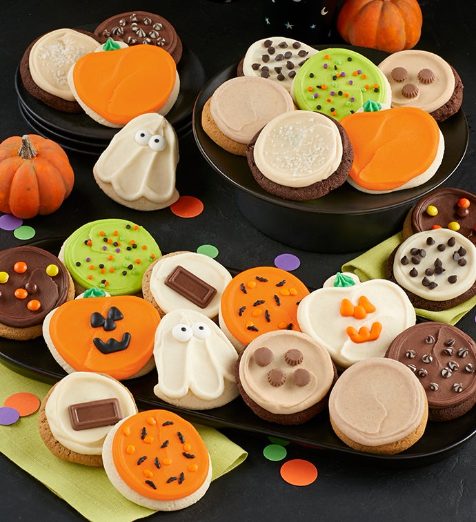 Premier Buttercream Frosted Halloween Cookies