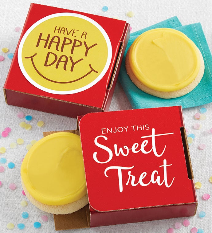 Have a Happy Day Cookie Cards Cases or 24 or 48