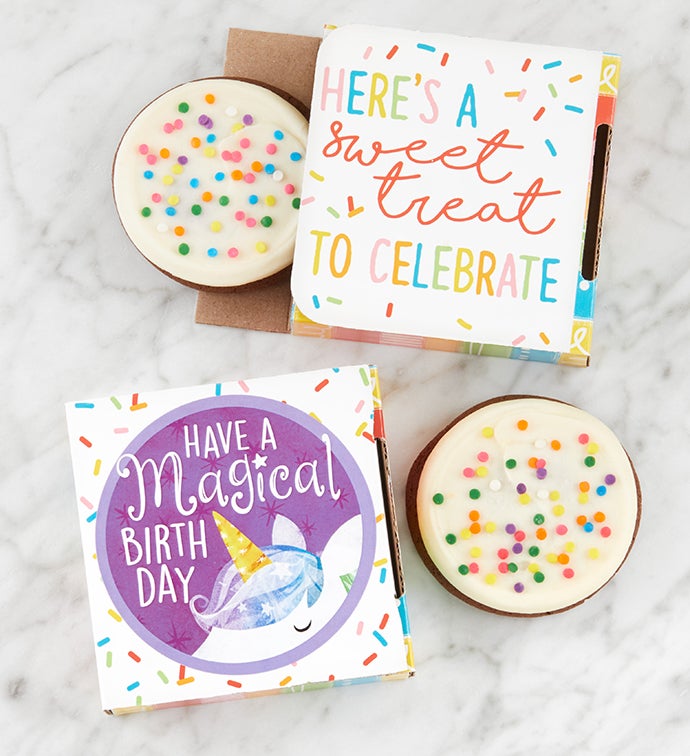 Have a Magical Birthday Unicorn Cookie Card