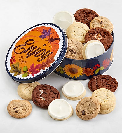 Fall Gift Tin - Vegan Cookies
