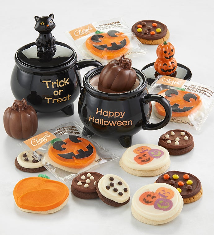 Cauldron Mugs, Cookies and Cocoa Bombs Set of 2