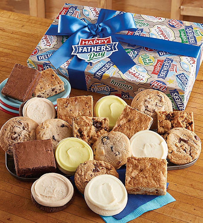 Father's Day Cookie and Brownie Gift Boxes
