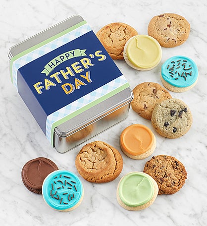 Happy Father’s Day Gift Tin - Classic Cookie Assortment