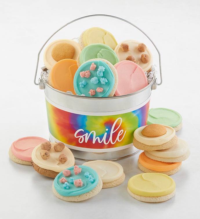Rainbow Smile Cookie Gift Pail