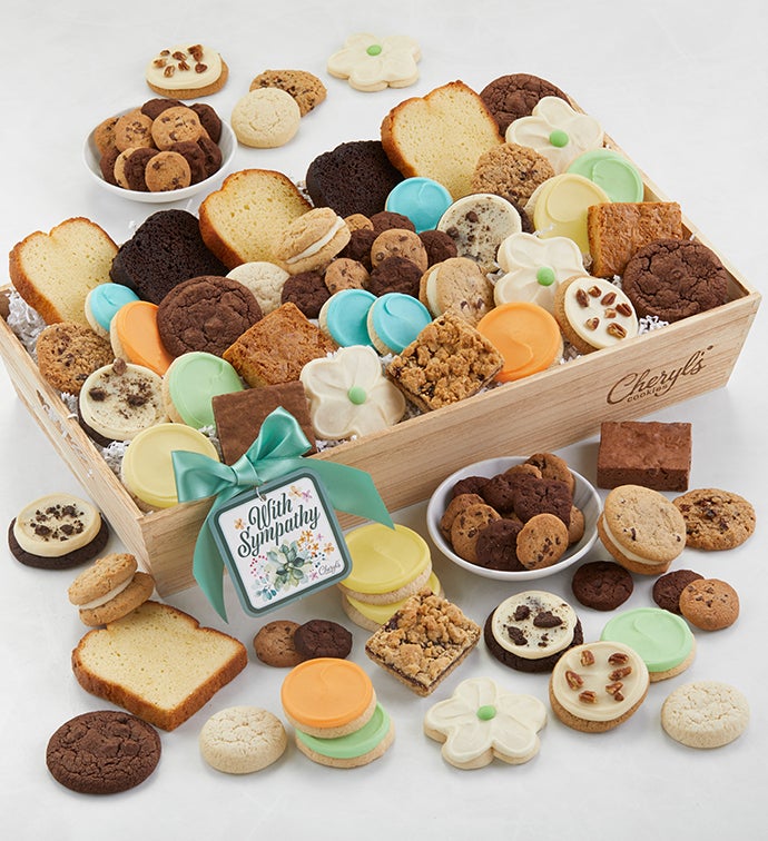 With Sympathy Gift Basket Grand