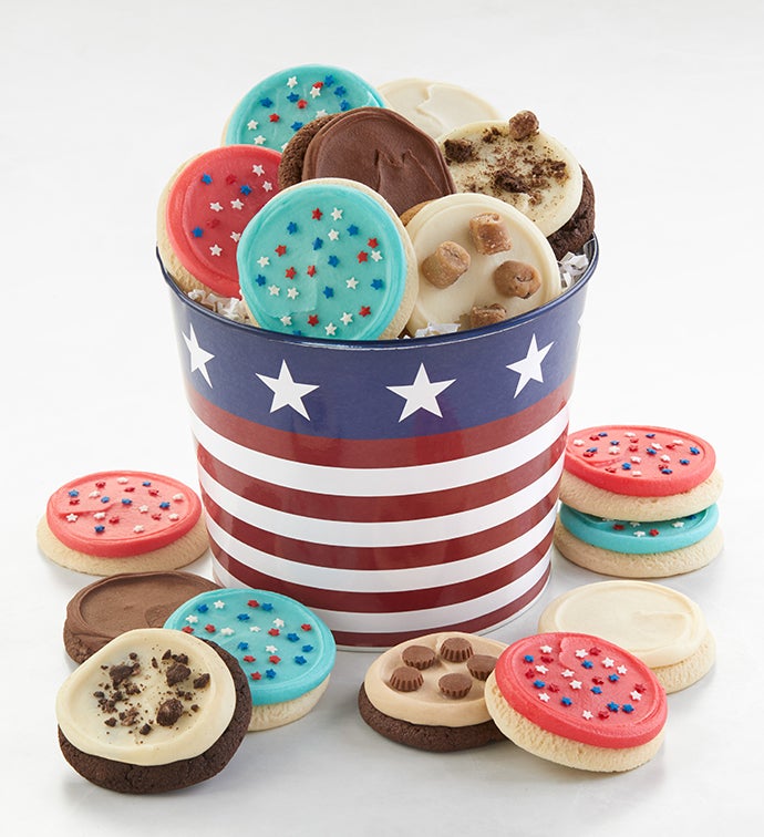 Patriotic Cookie Gift Pail