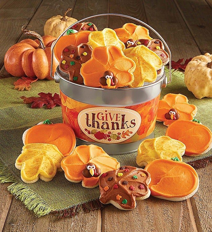 Thanksgiving Cookie Pail