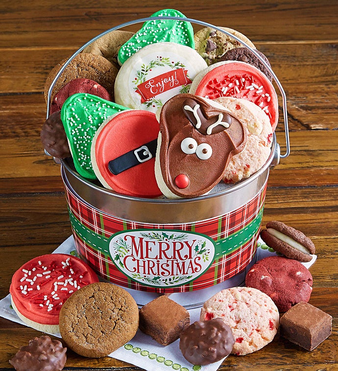 Merry Christmas Treats Pail
