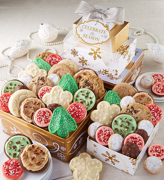 Celebrate the Season Gift Tin Tower