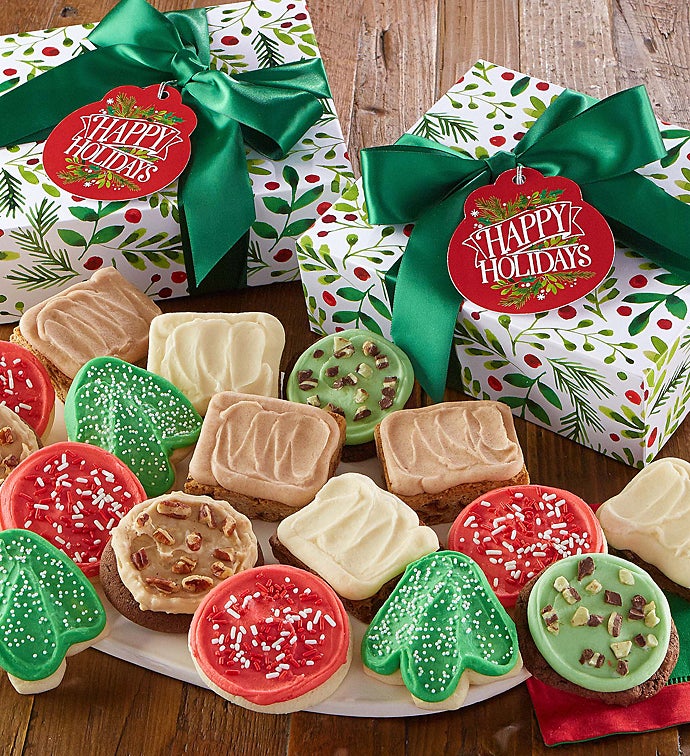 Buttercream Frosted Cookies & Brownies