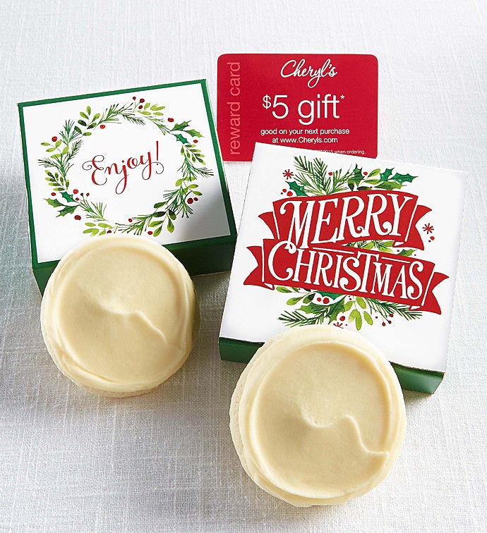 Sugar Free Merry Christmas Cookie Card