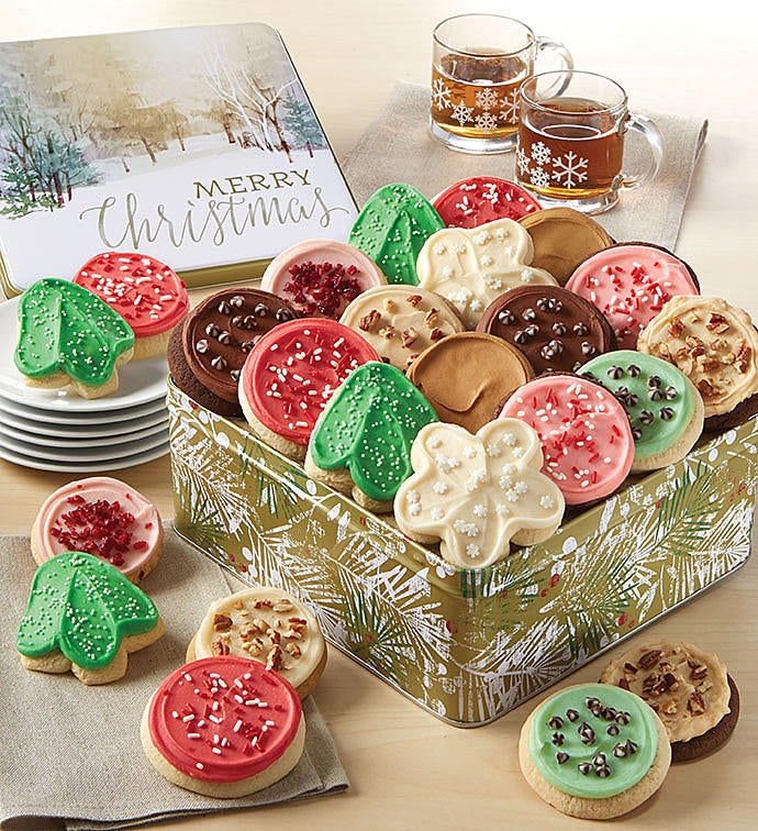 Premier Merry Christmas Gift Tin Frosted
