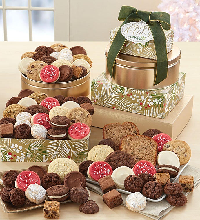 Exclusive Happy Holidays Premier Gift Tower