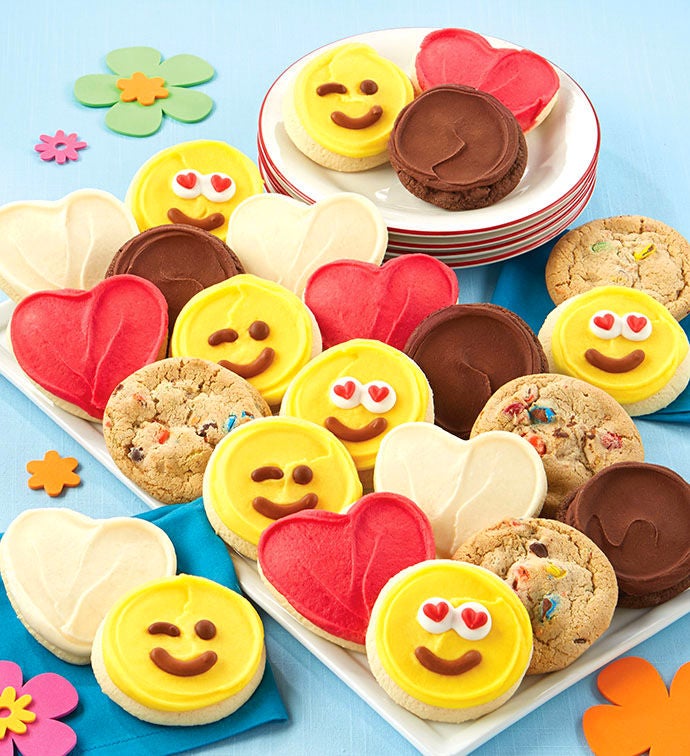 Buttercream Frosted Love Cut out Cookie Assortment