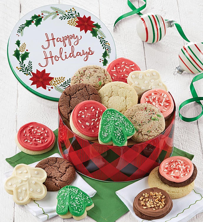 Happy Holidays Gift Tin