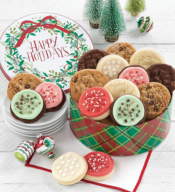 Happy Holidays Gift Tin Create Your Own Assortment