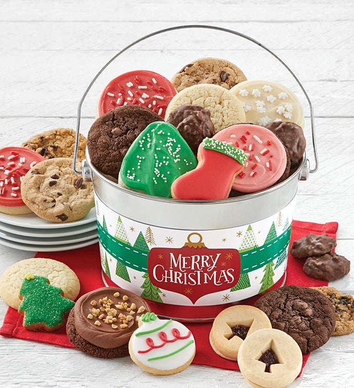 Merry Christmas Treats Pail
