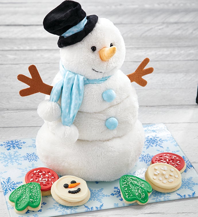 Musical Melting Snowman Plush