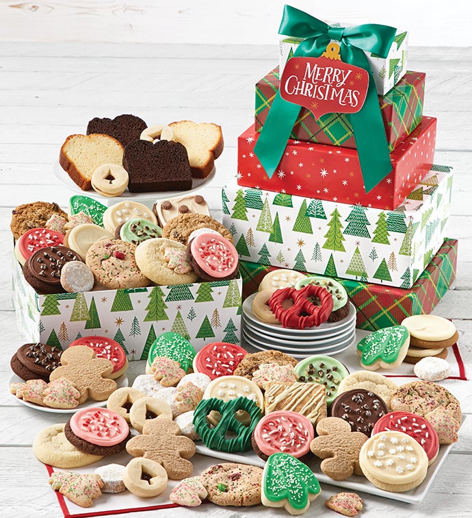 Merry Christmas Traditional VIP Gift Tower