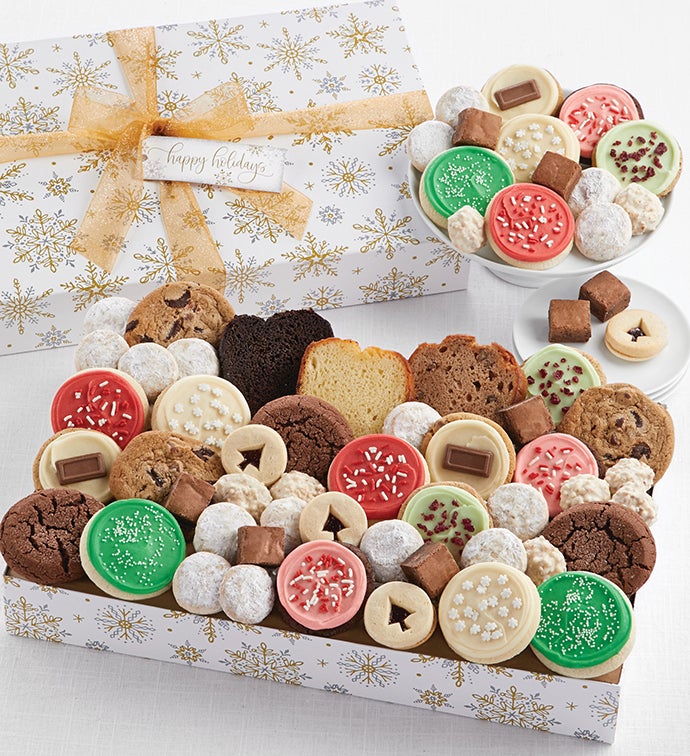 Happy Holidays Sparkling Bakery Assortment Large