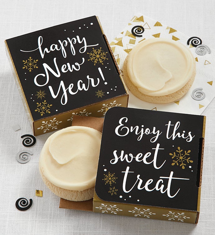 Happy New Year Cookie Card