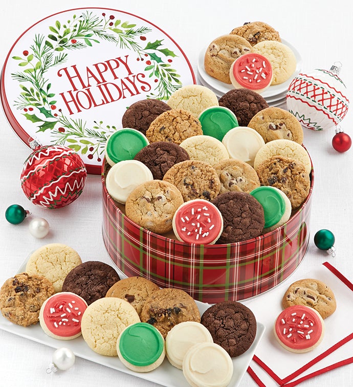 Grand Happy Holidays Gift Tin