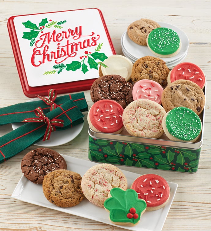 Merry Christmas Gift Tin Holiday Assortment