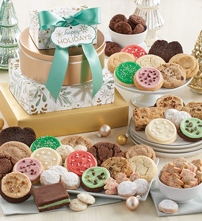 Sparkling Premier Gift Tower Happy Holidays