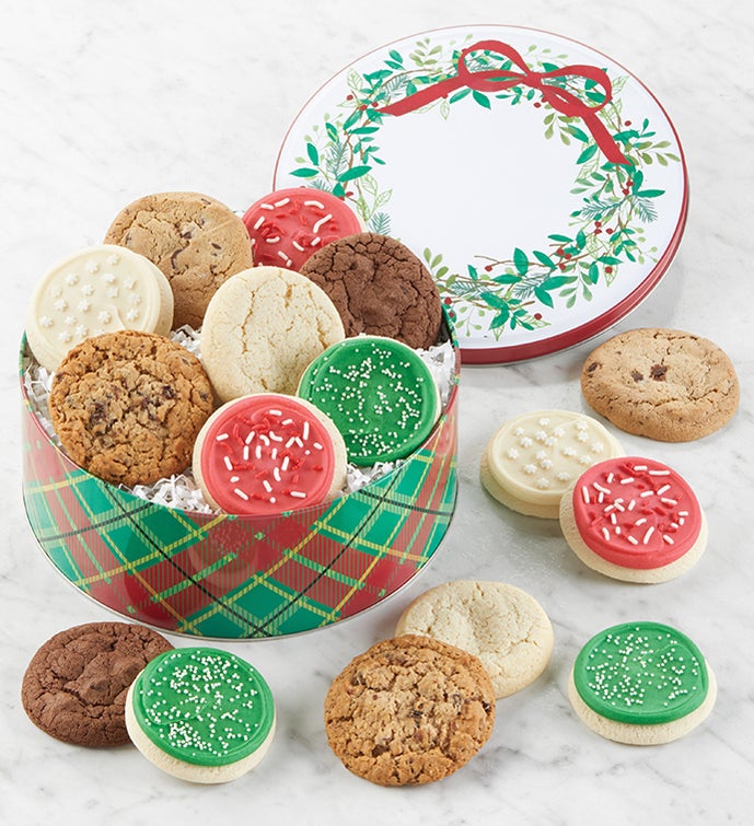 Holiday Wreath Gift Tin