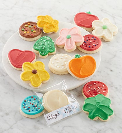 Buttercream Frosted Cut-out Cookie of the Month - Pay-as-you-go Subscription – 12 cookies