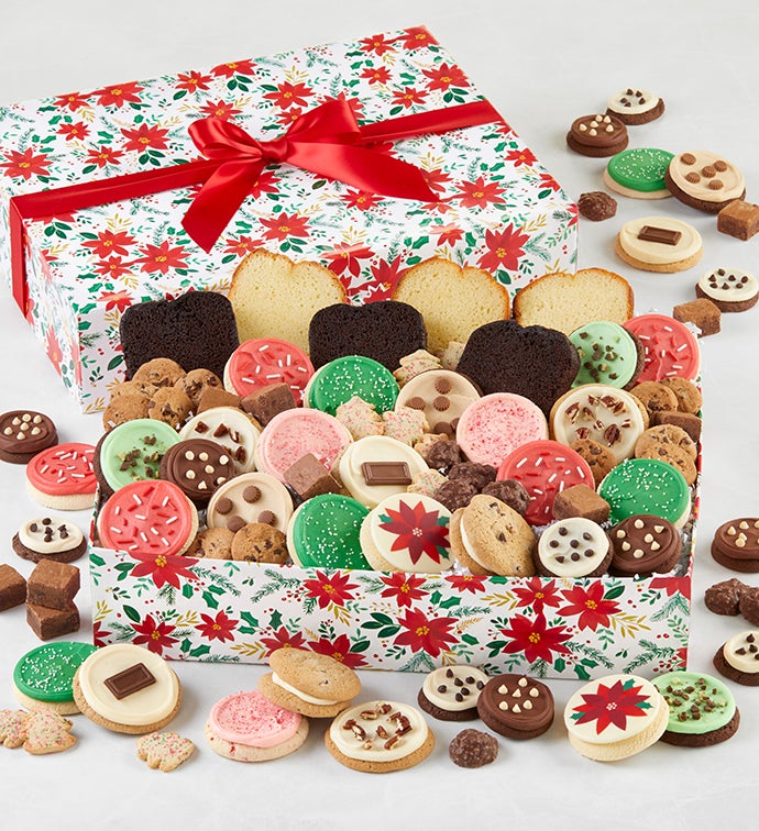 Traditional Poinsettia Bakery Assortment Grand