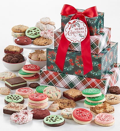 Traditional Premier Gift Tower - Merry Christmas