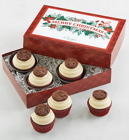 Buttercream-Frosted Red Velvet Cupcakes