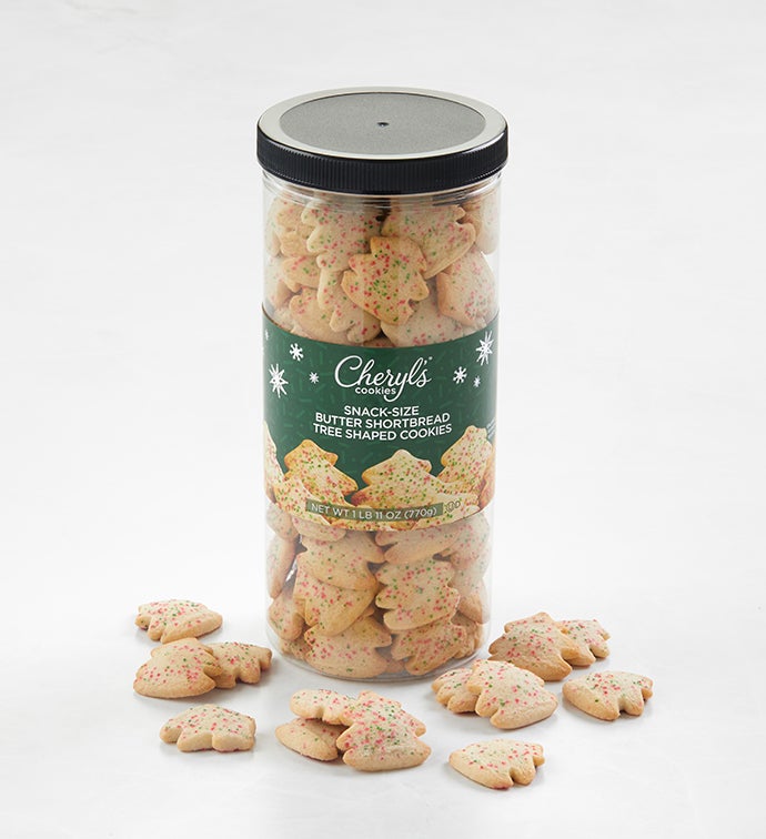 Snack Size Butter Shortbread Cookie Canister