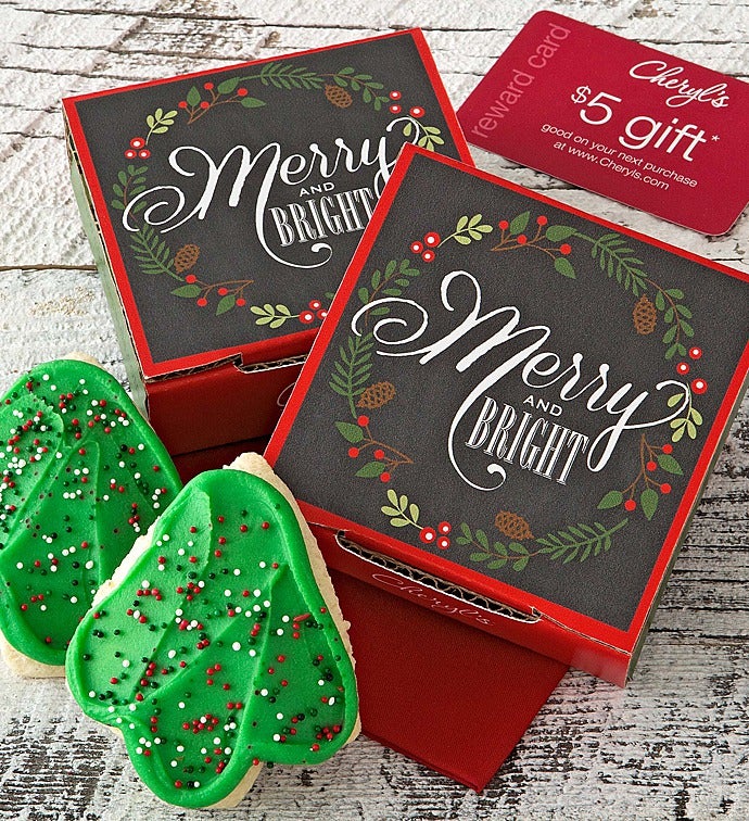 Merry and Bright Cookie Card Case