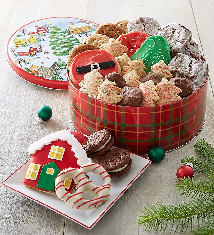 Holiday Tidings Gift Tin   Treats