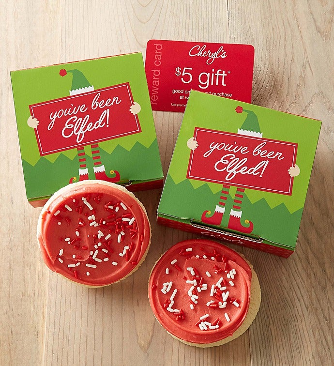 You've Been Elfed Cookie & Gift Card